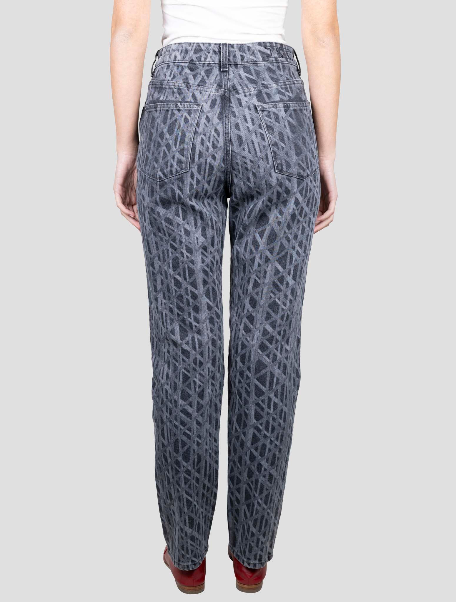 Kiton Gray Cotton Ea Jeans