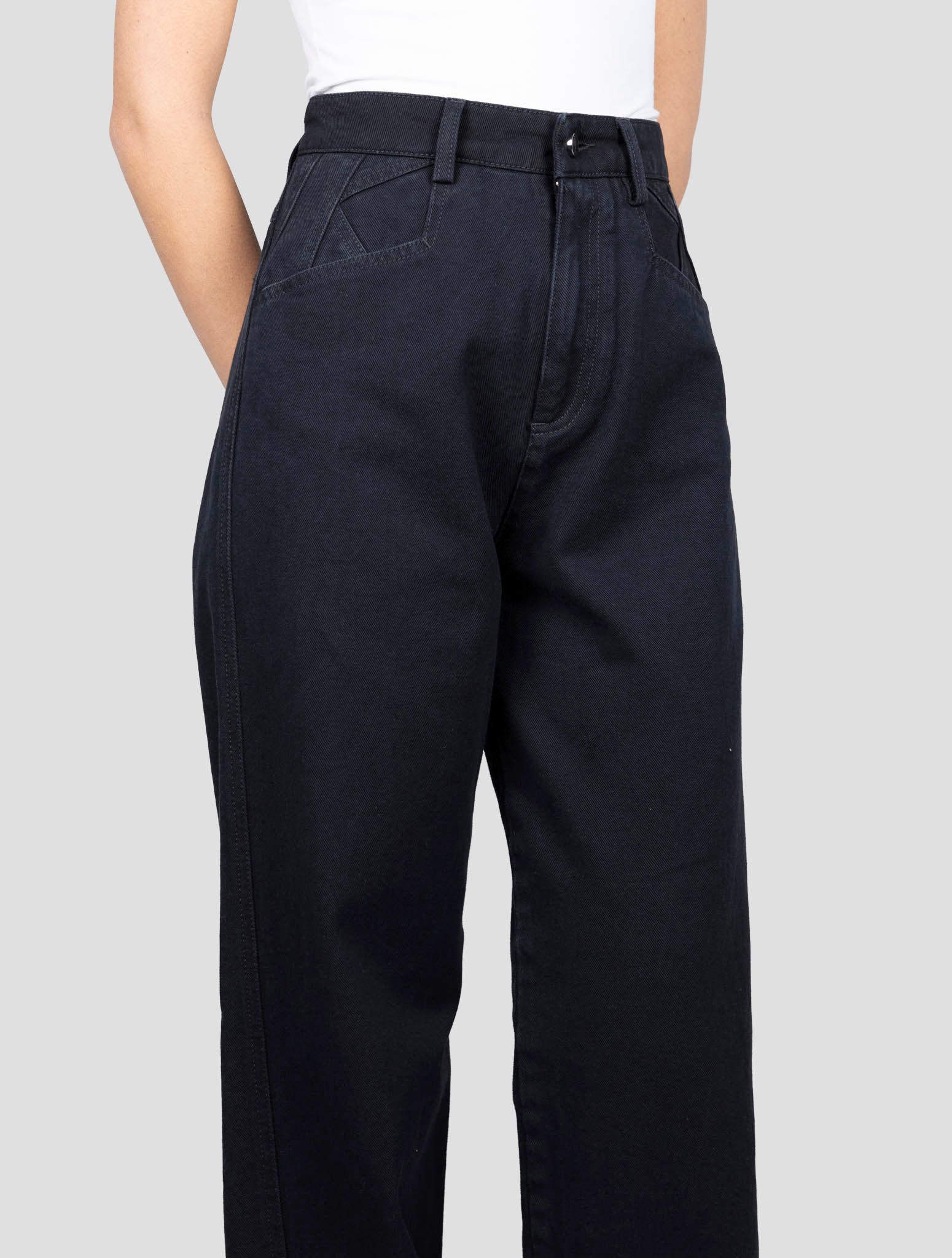 Kiton Black Cotton Ea Jeans