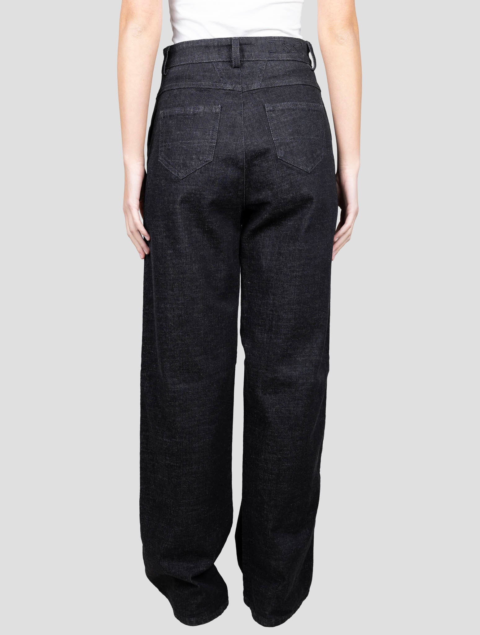 Kiton Black Cotton Ea Jeans