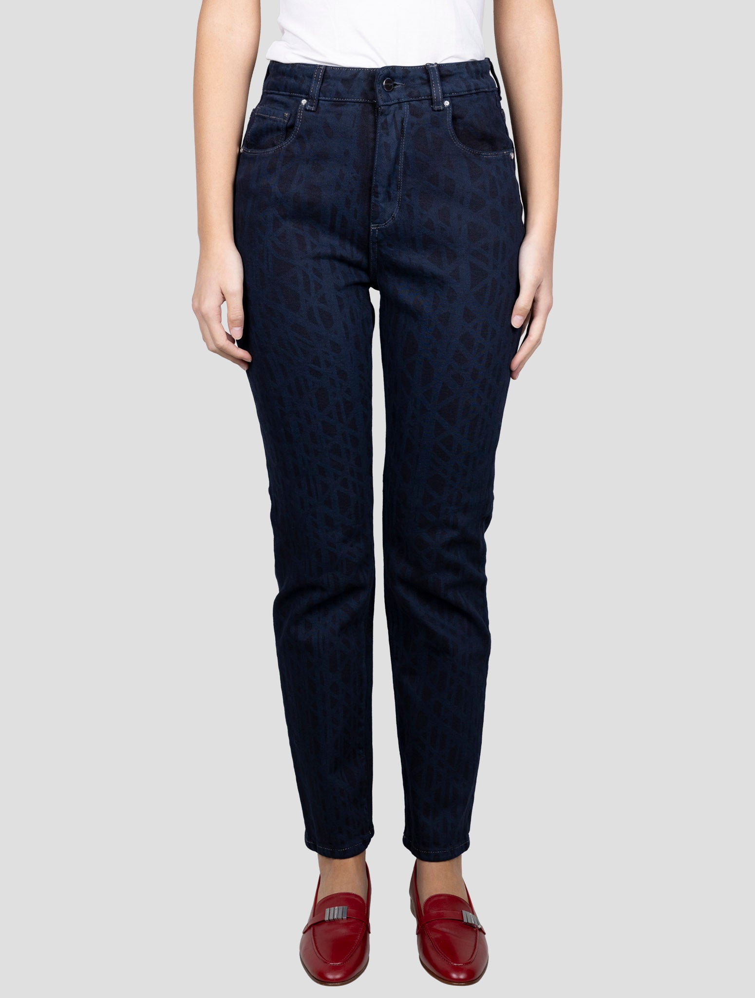 Kiton Blue Cotton Ea Jeans