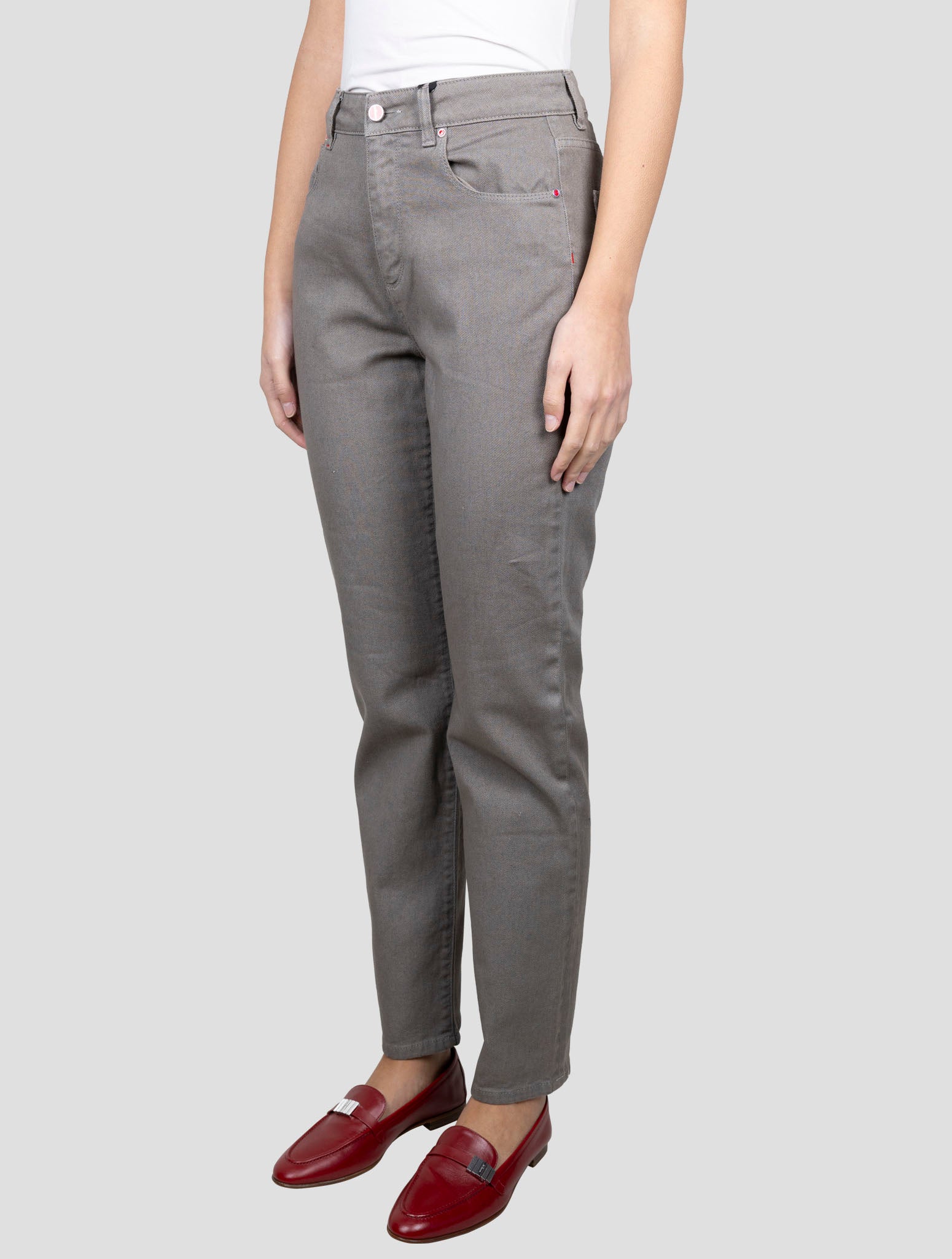 Kiton Taupe Cotton Ea Jeans