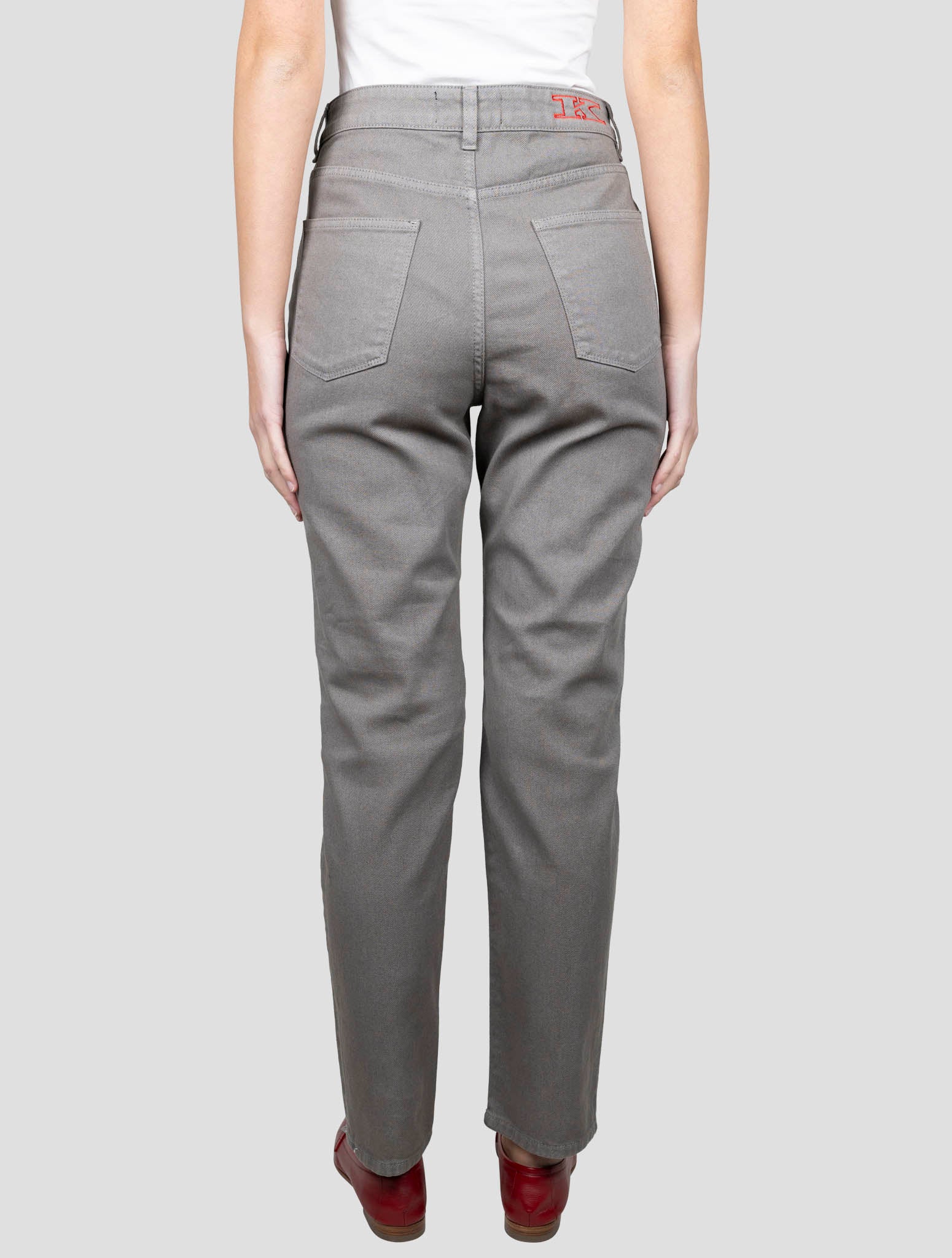 Kiton Taupe Cotton Ea Jeans