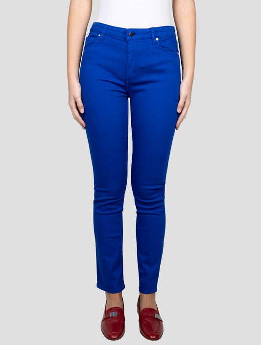 Kiton Blue Cotton Ea Jeans