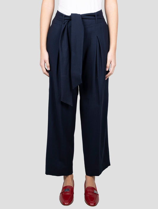 Kiton Blue Cashmere Pants