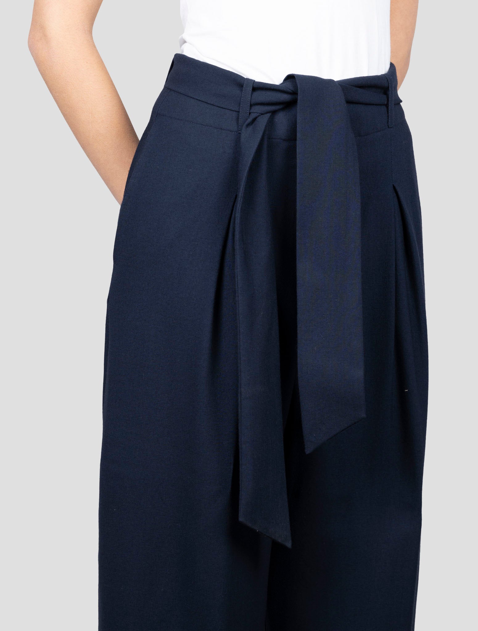 Kiton Blue Cashmere Pants