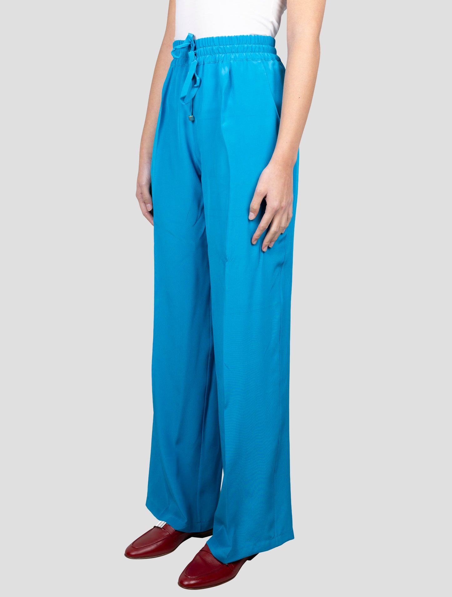 Kiton Light Blue Silk Jeans