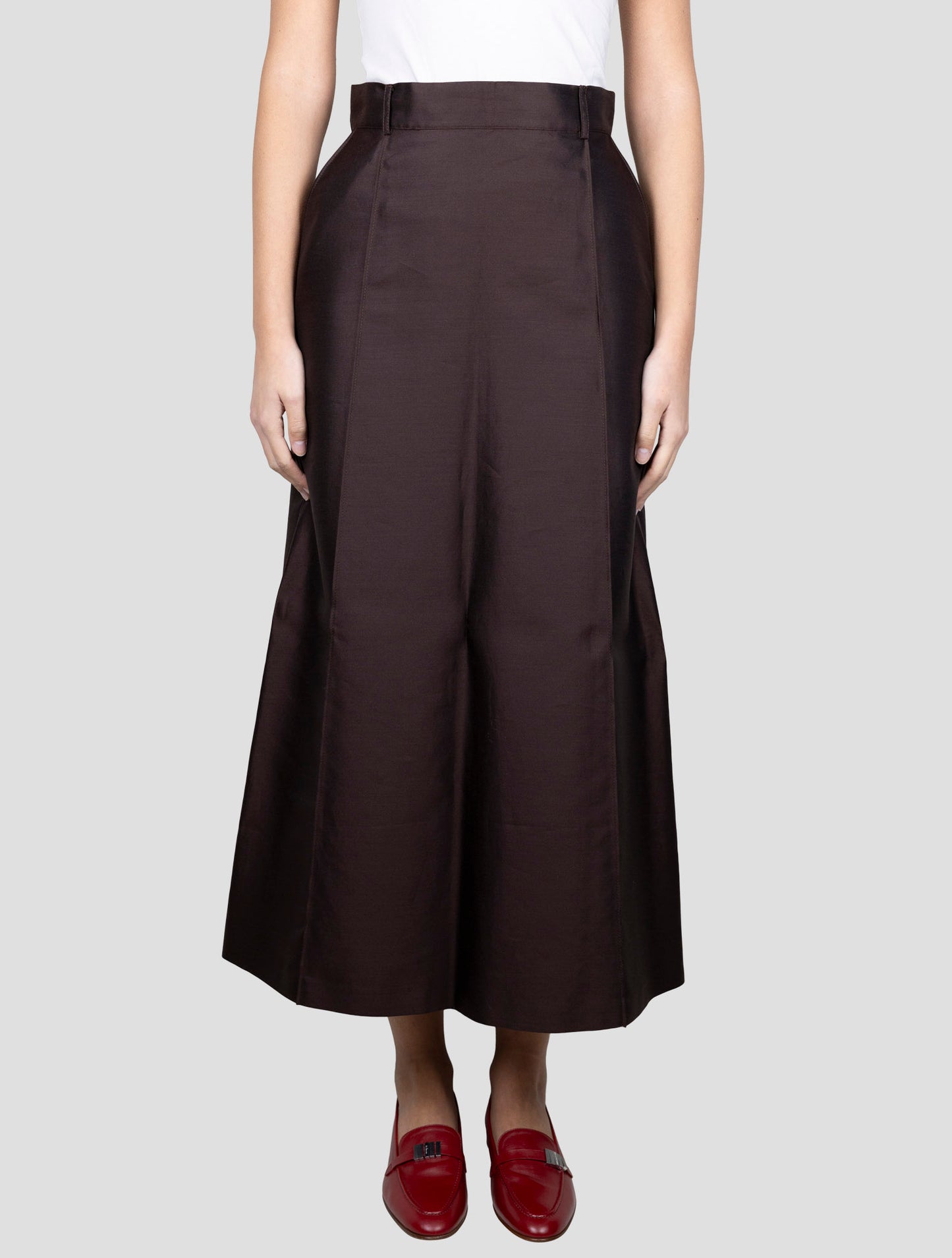 Kiton Brown Silk Cotton Pants