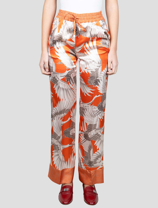 Kiton Multicolor Silk Pants