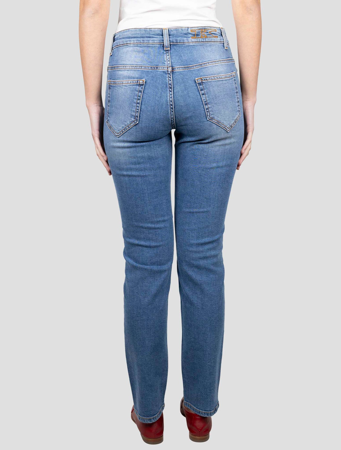 Kiton Blue Cotton Ea Jeans