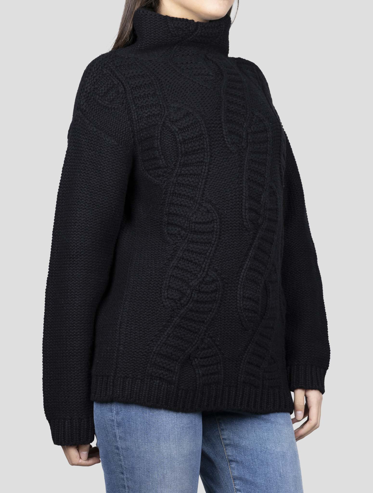 Kiton Black Cashmere Sweater Turtleneck
