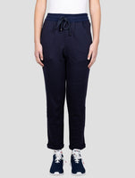 Kiton White Cotton Cashmere Pants