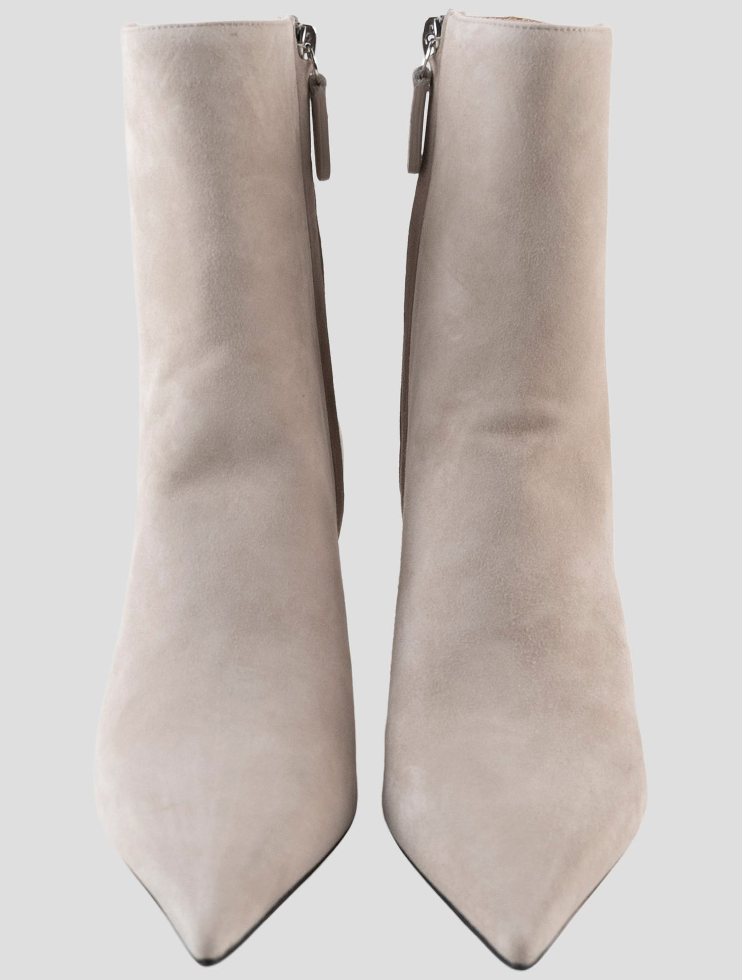 Kiton Beige Leather Suede Boots
