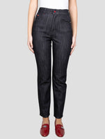 Kiton Dark Gray Cotton Cashmere Ea Jeans