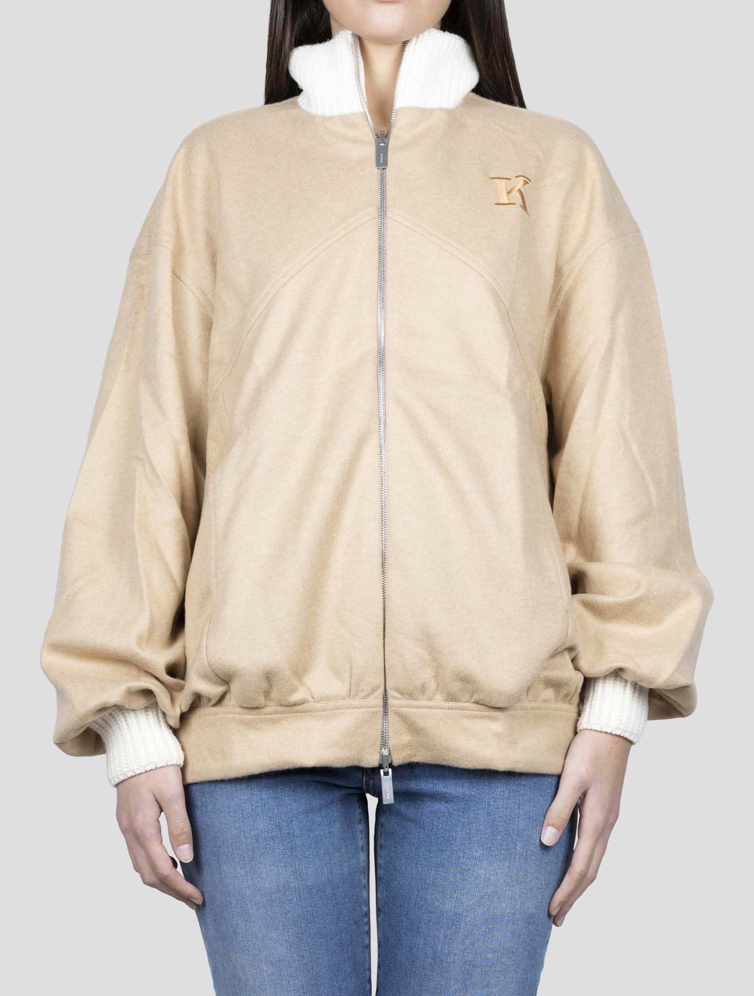 Kiton Brown Cashmere Sweater Full Zip