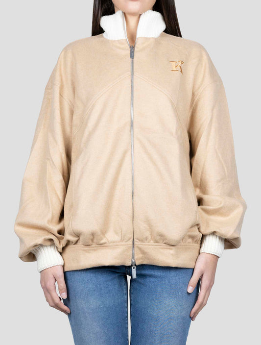 Kiton Brown Cashmere Sweater Full Zip