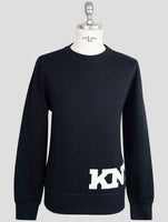 Kiton Knt Blue  Cotton Sweater