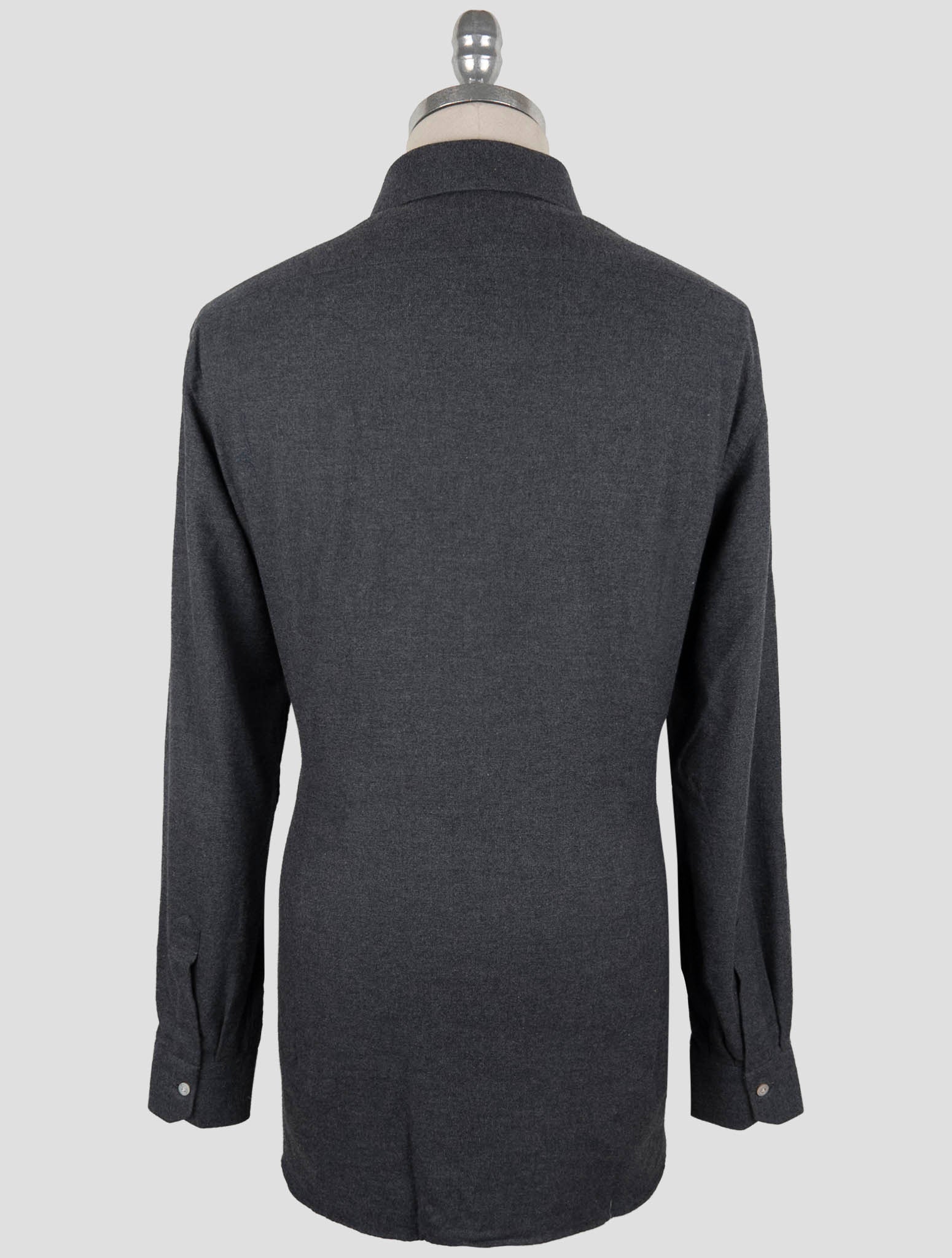 Kiton Gray Cotton Shirt