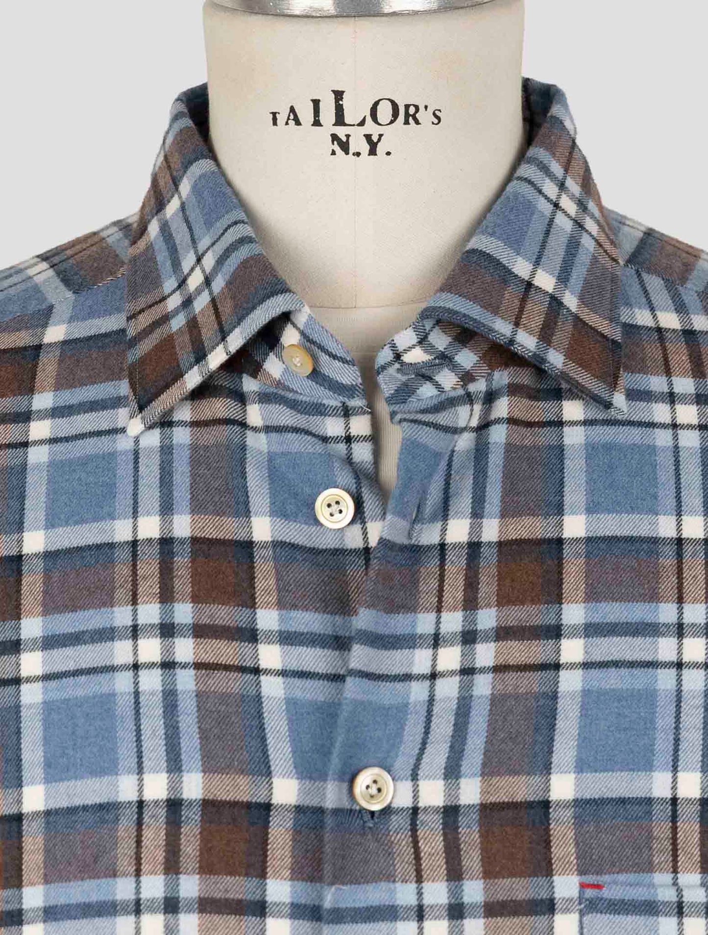 Kiton Multicoor Cotton Shirt