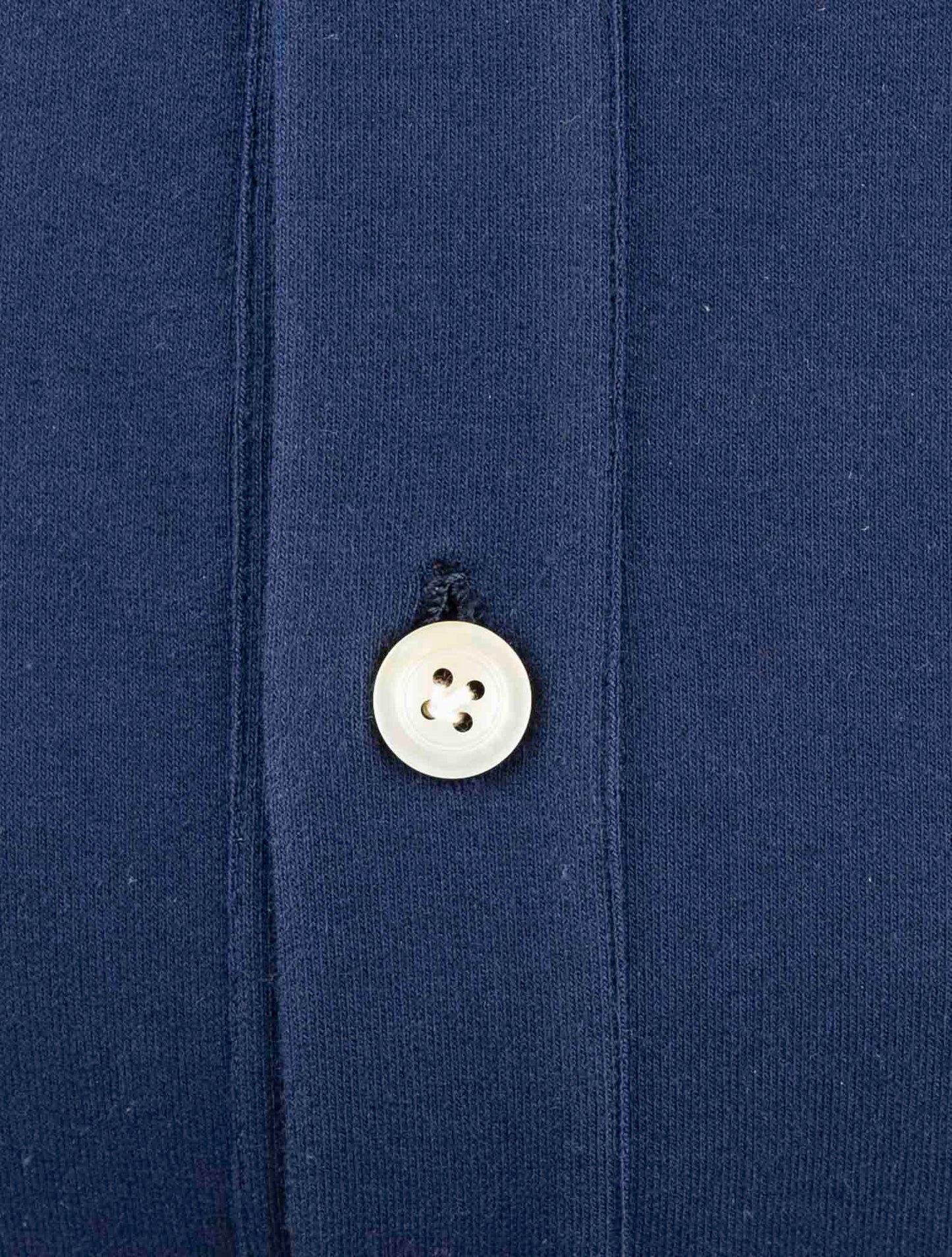Kiton Blue Cotton Ea Shirt