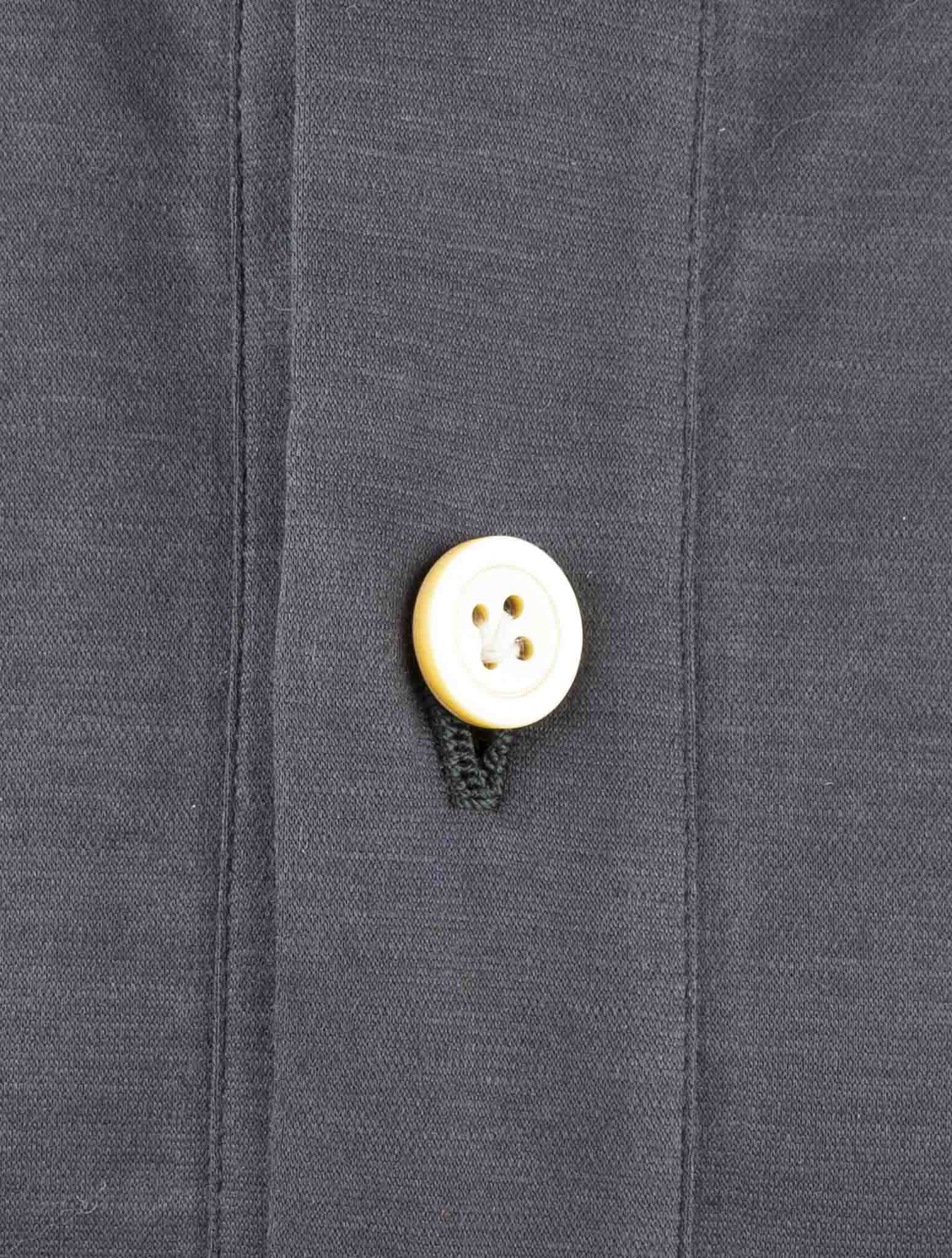 Kiton Dark Gray Cotton Shirt