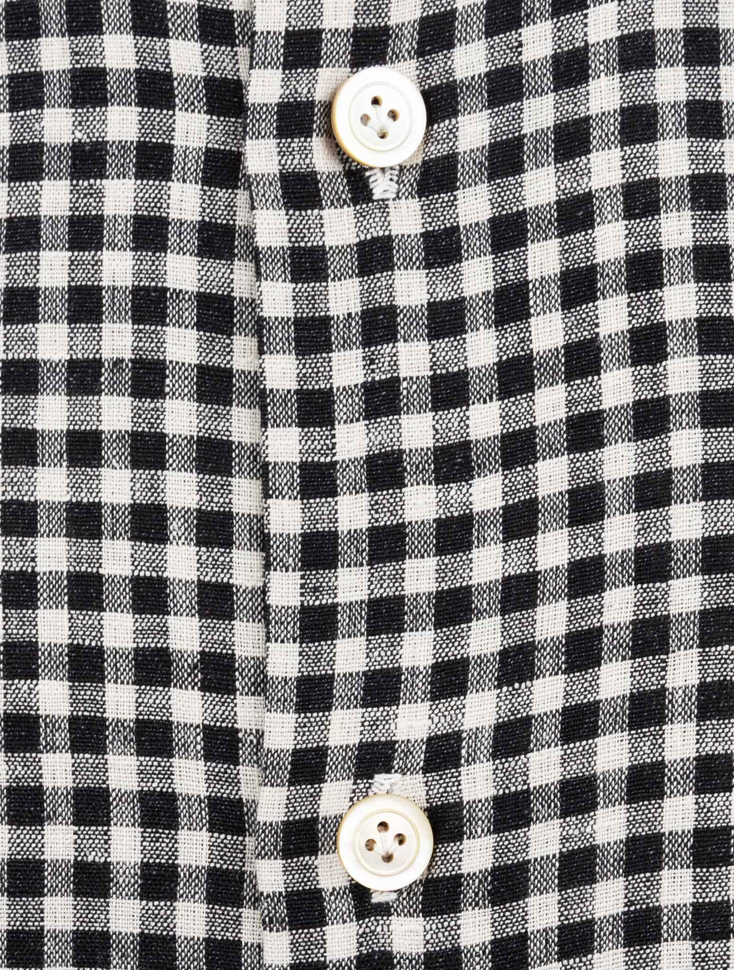 Kiton White Linen Ea Pl Shirt