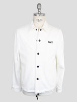Kiton Knt White Viscose Pa Ea Coat