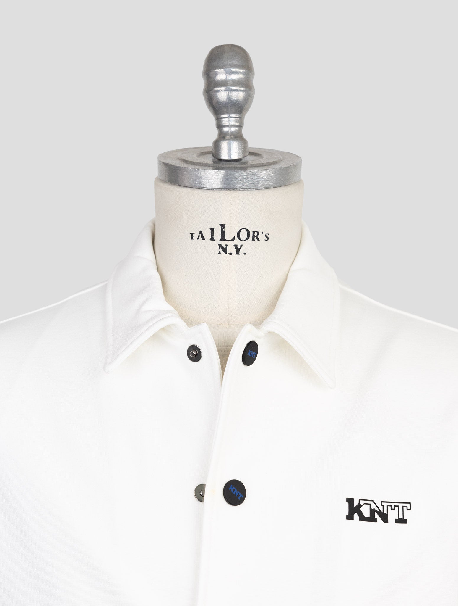 Kiton Knt White Viscose Pa Ea Coat