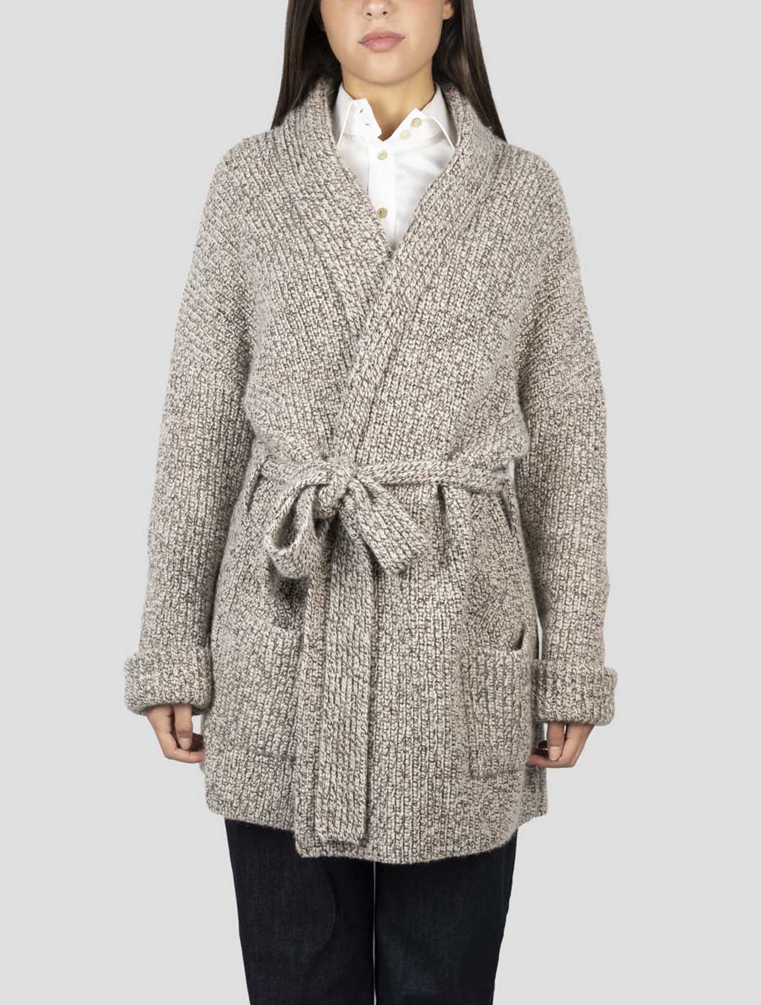 Kiton Beige Cashmere Cardigan