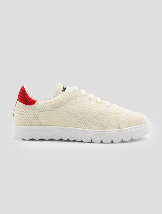 Kiton Ivory Cashmere Pl Sneakers