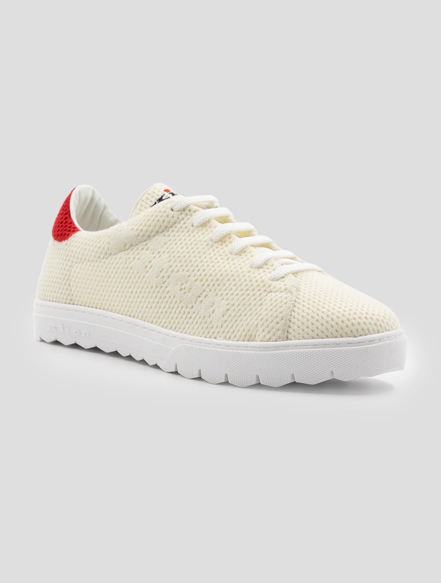 Kiton Ivory Cashmere Pl Sneakers