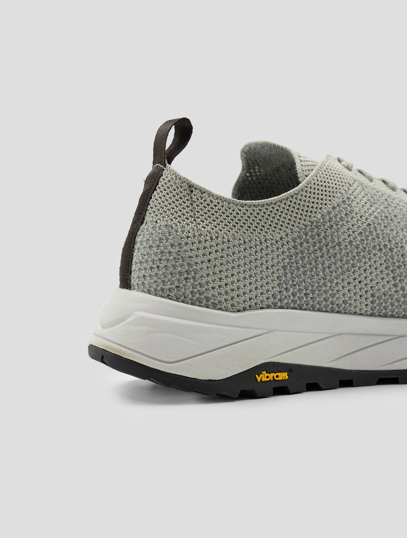 Kiton Gray Pl Pu Wool Sneakers