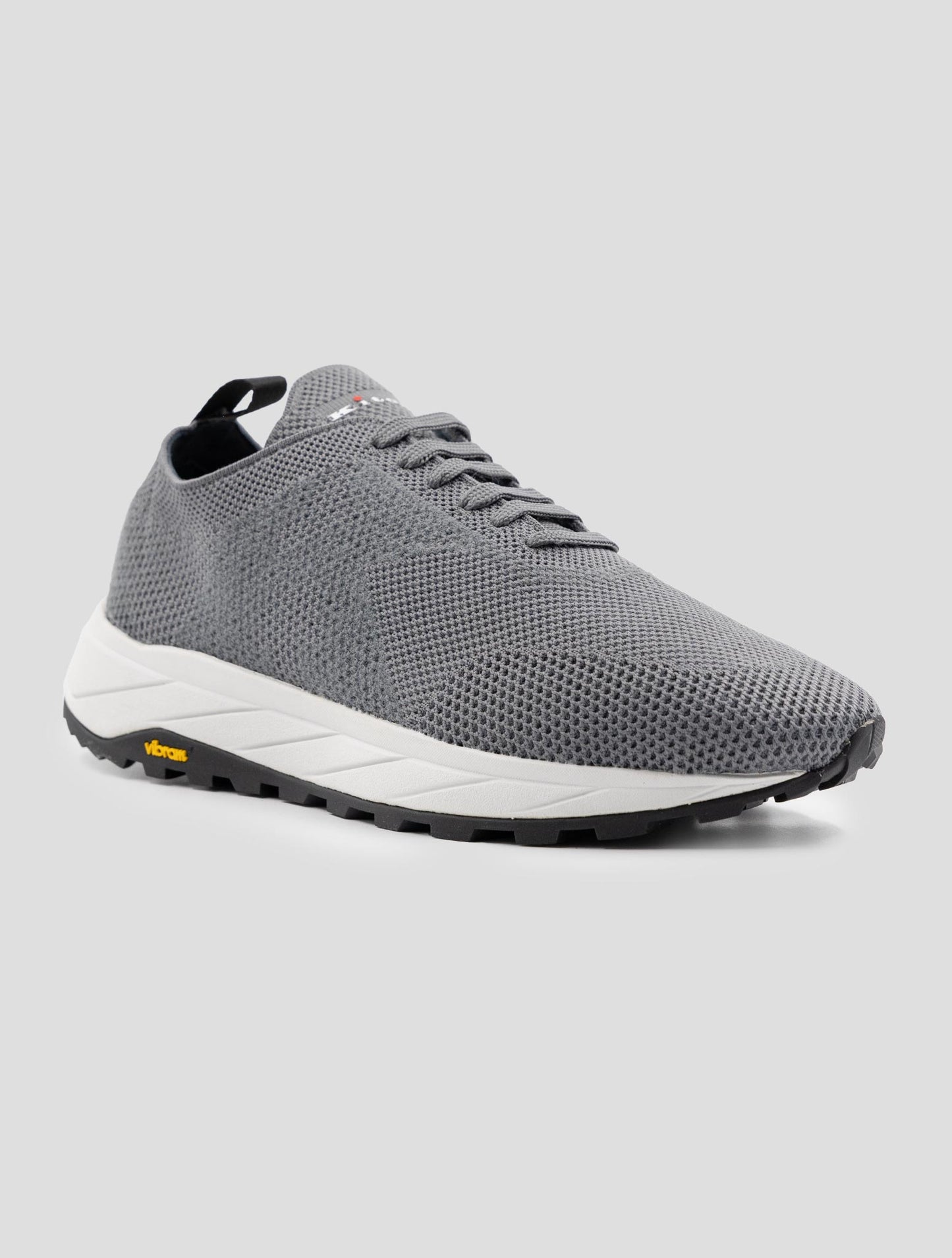 Kiton Gray Pl Pu Wool Sneakers