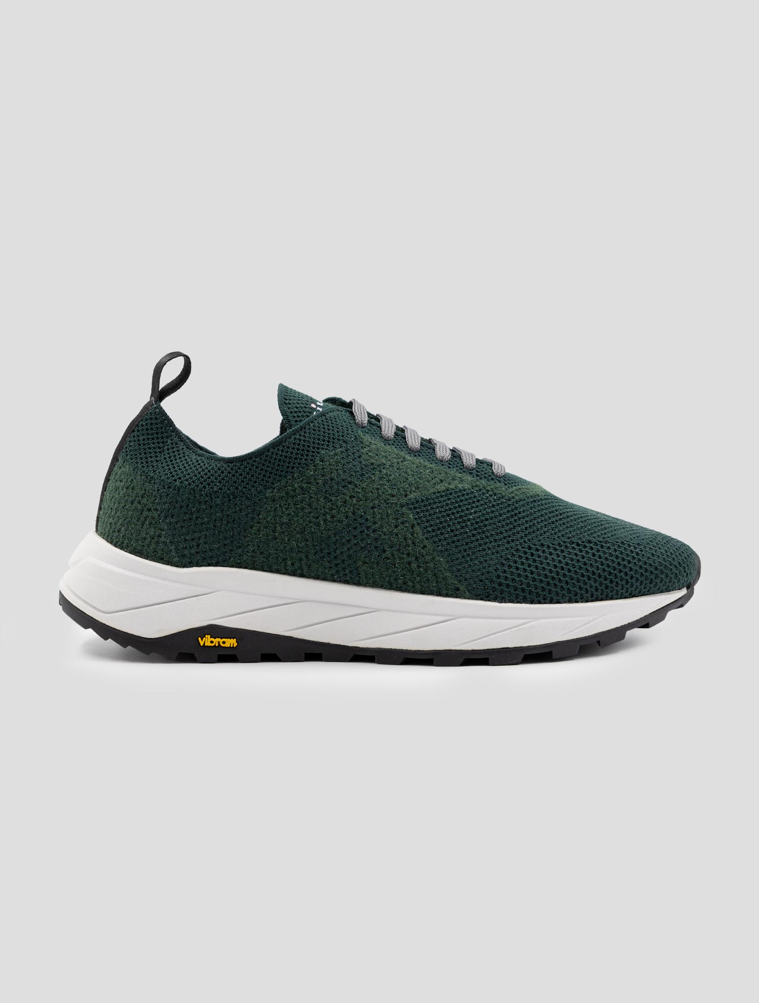 Kiton Green Pl Pu Wool Sneakers