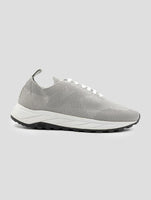 Kiton Gray Pl Pu Wool Sneakers