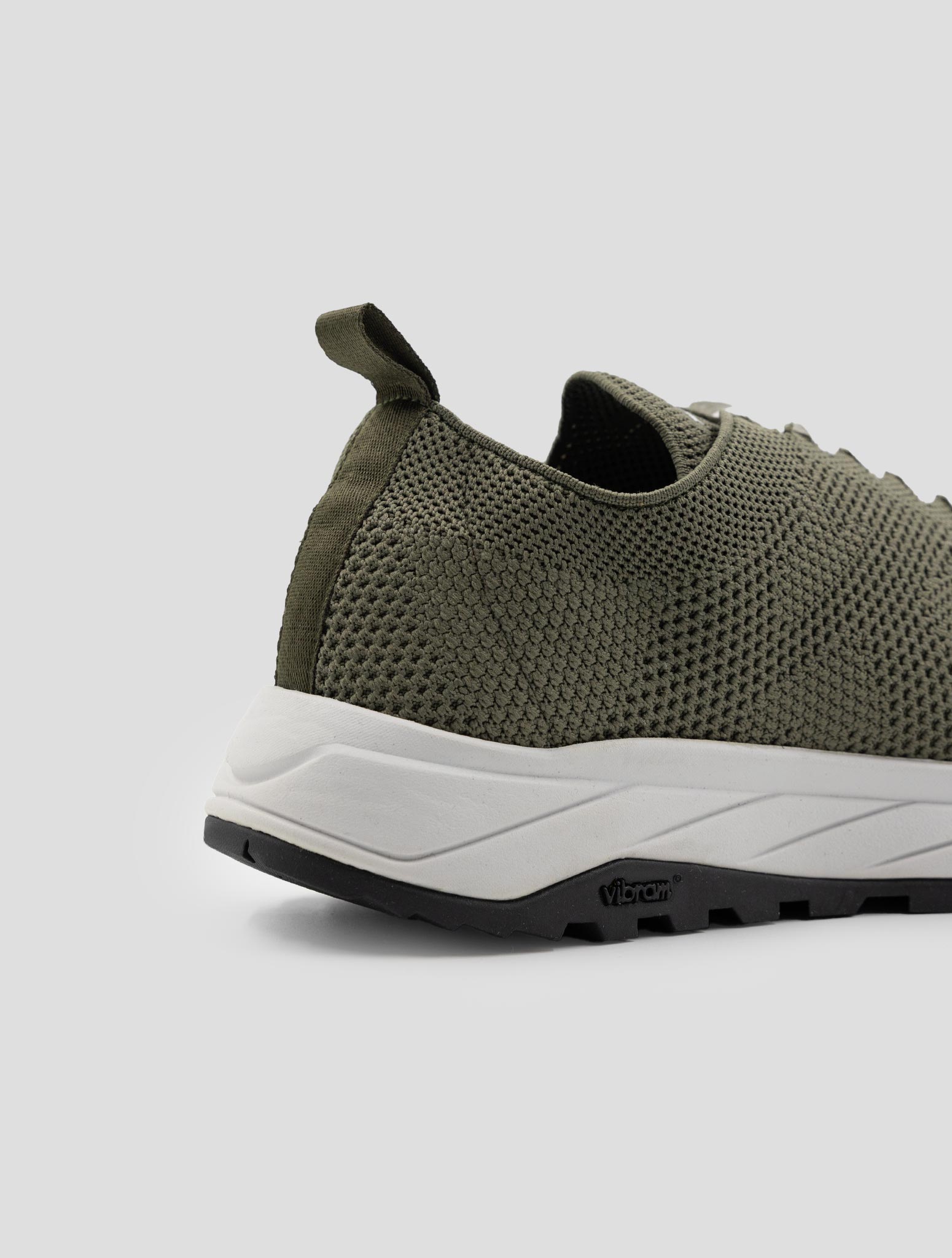 Kiton Green Pl Pu Wool Sneakers