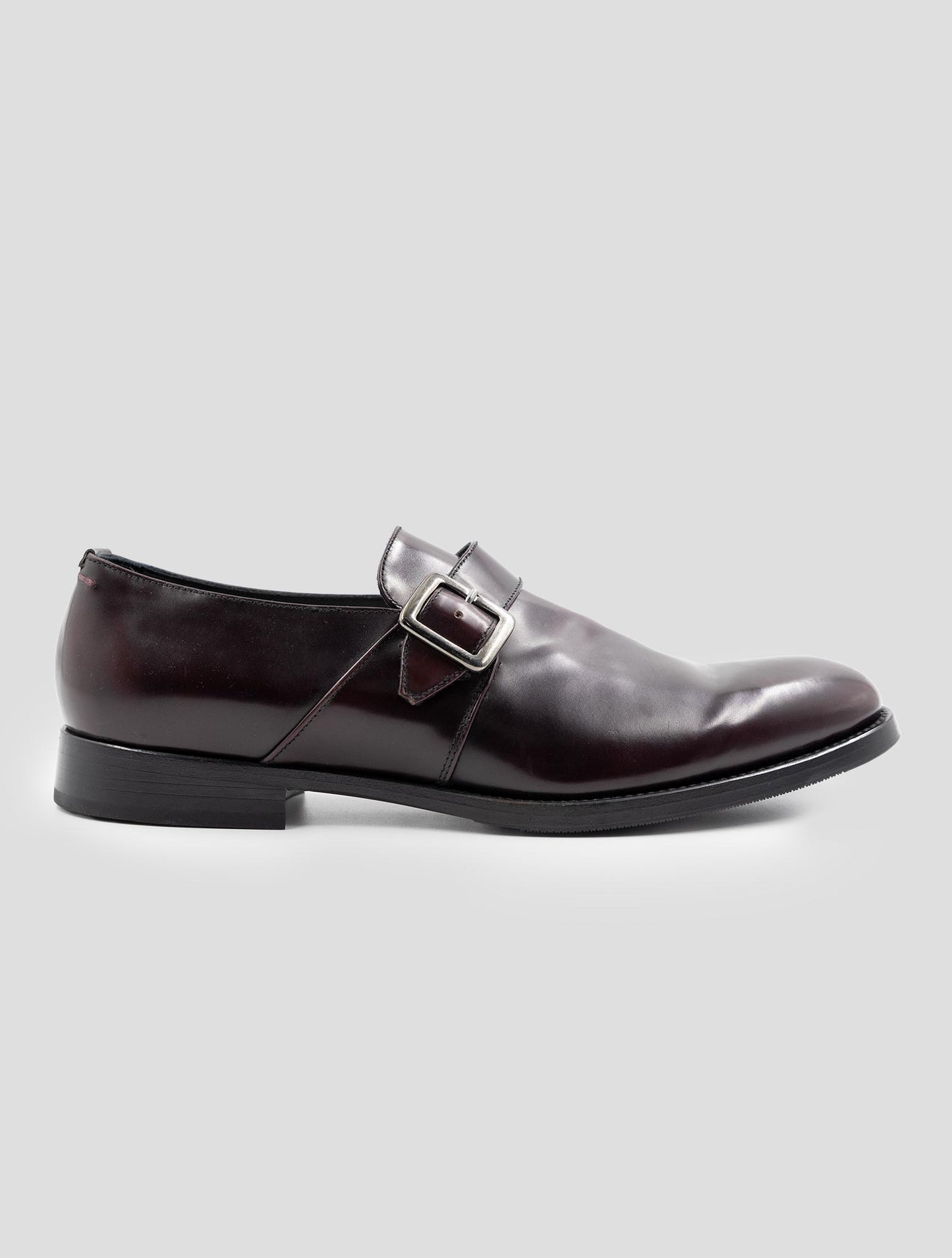 Kiton Burgundy Leather Dress Shoes