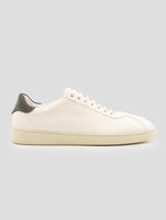 Kiton Beige Leather Sneakers