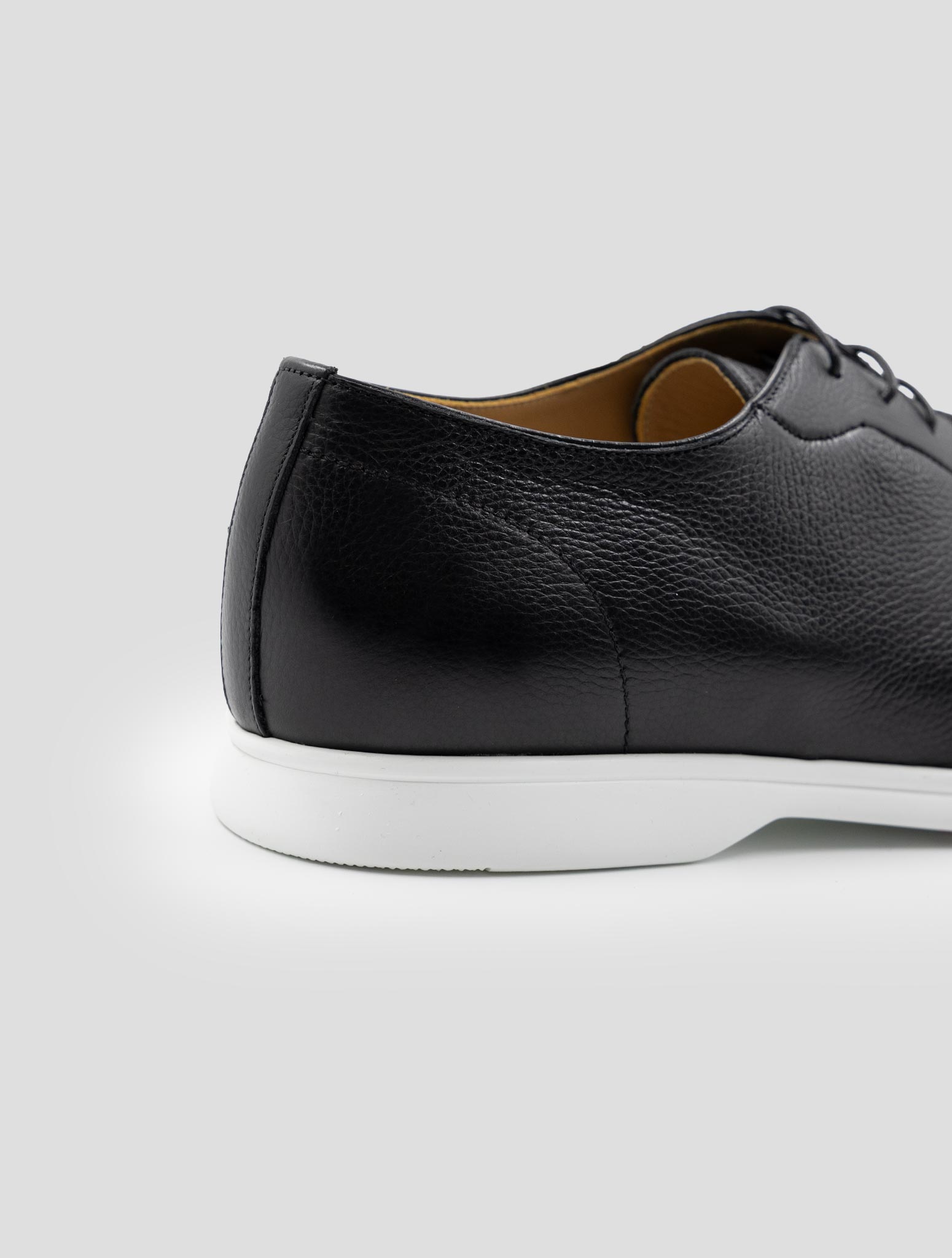 Kiton Black Leather Dress Shoes