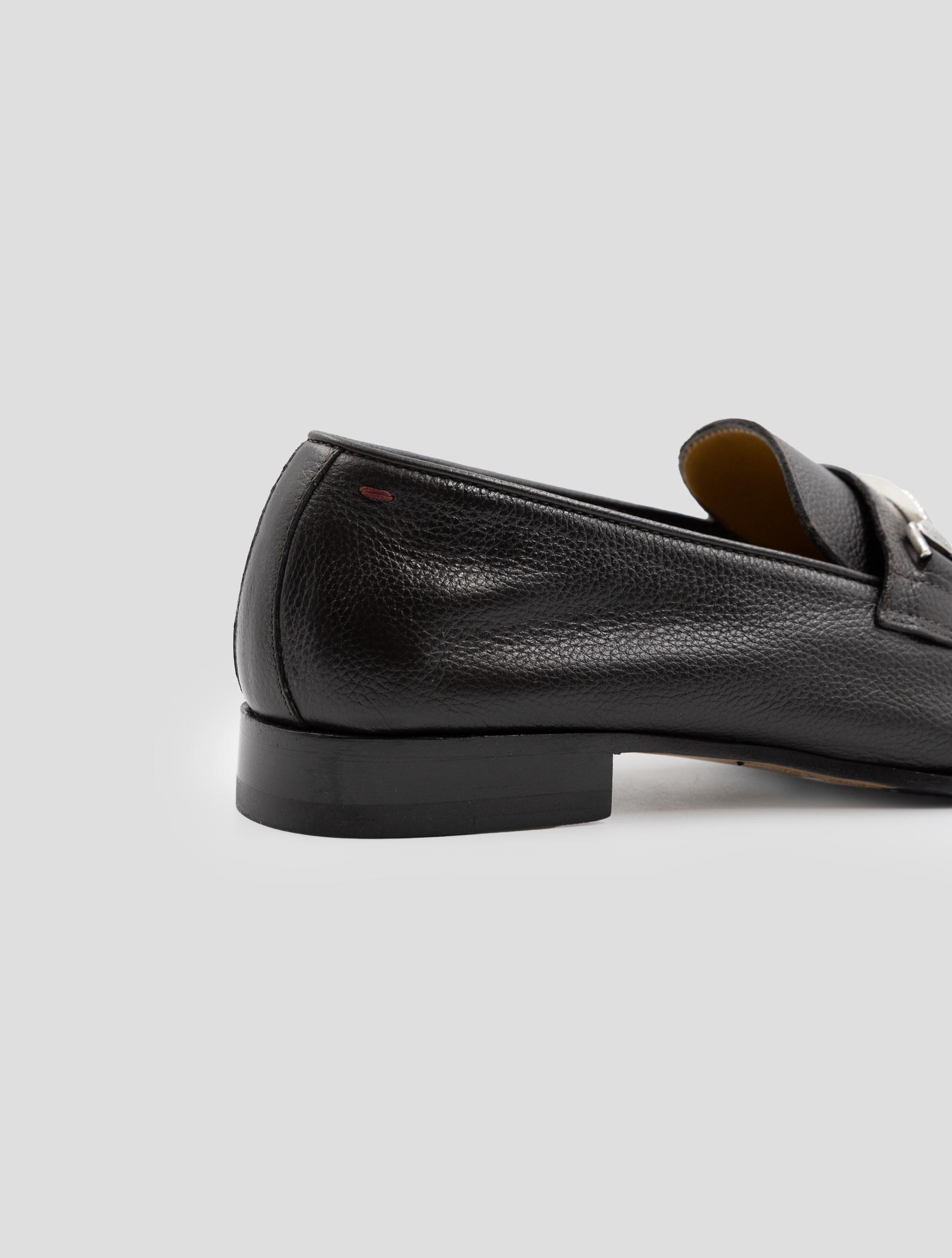 Kiton Brown Leather Loafers