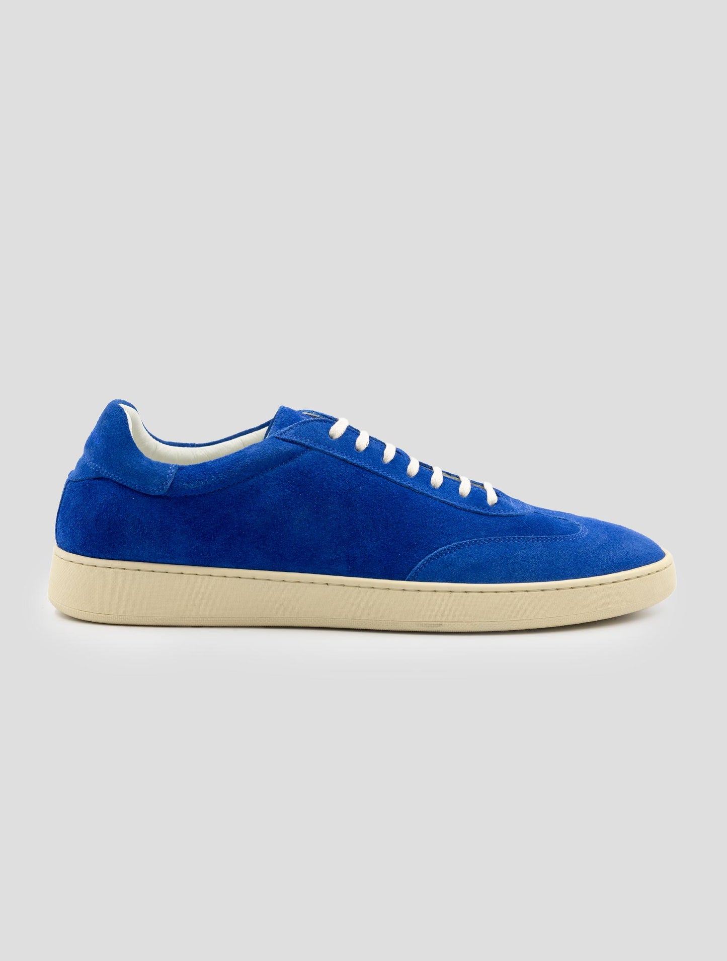 Kiton Blue Leather Suede Sneakers