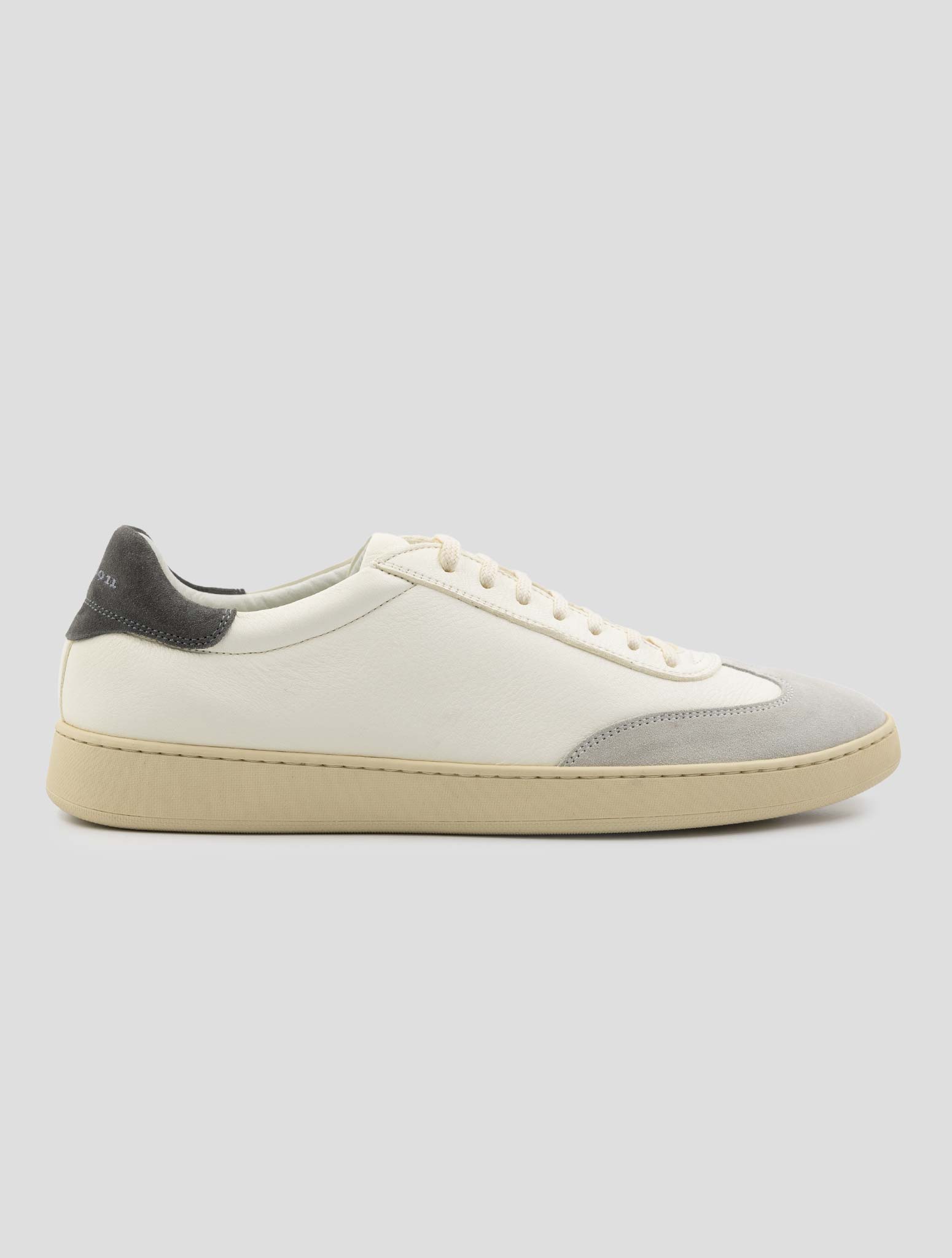 Kiton White Leather Sneakers