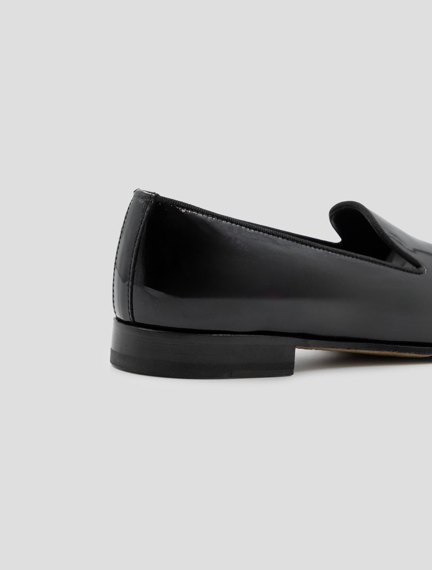 Kiton Black Leather Loafers