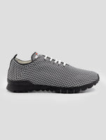 Kiton Dark Gray White Pl Pa Sneakers
