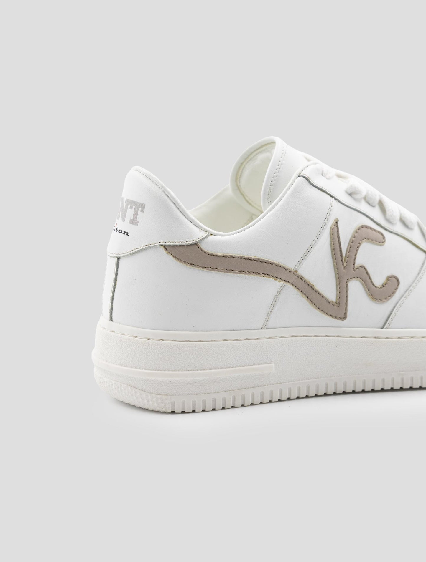 Kiton White Leather Sneakers