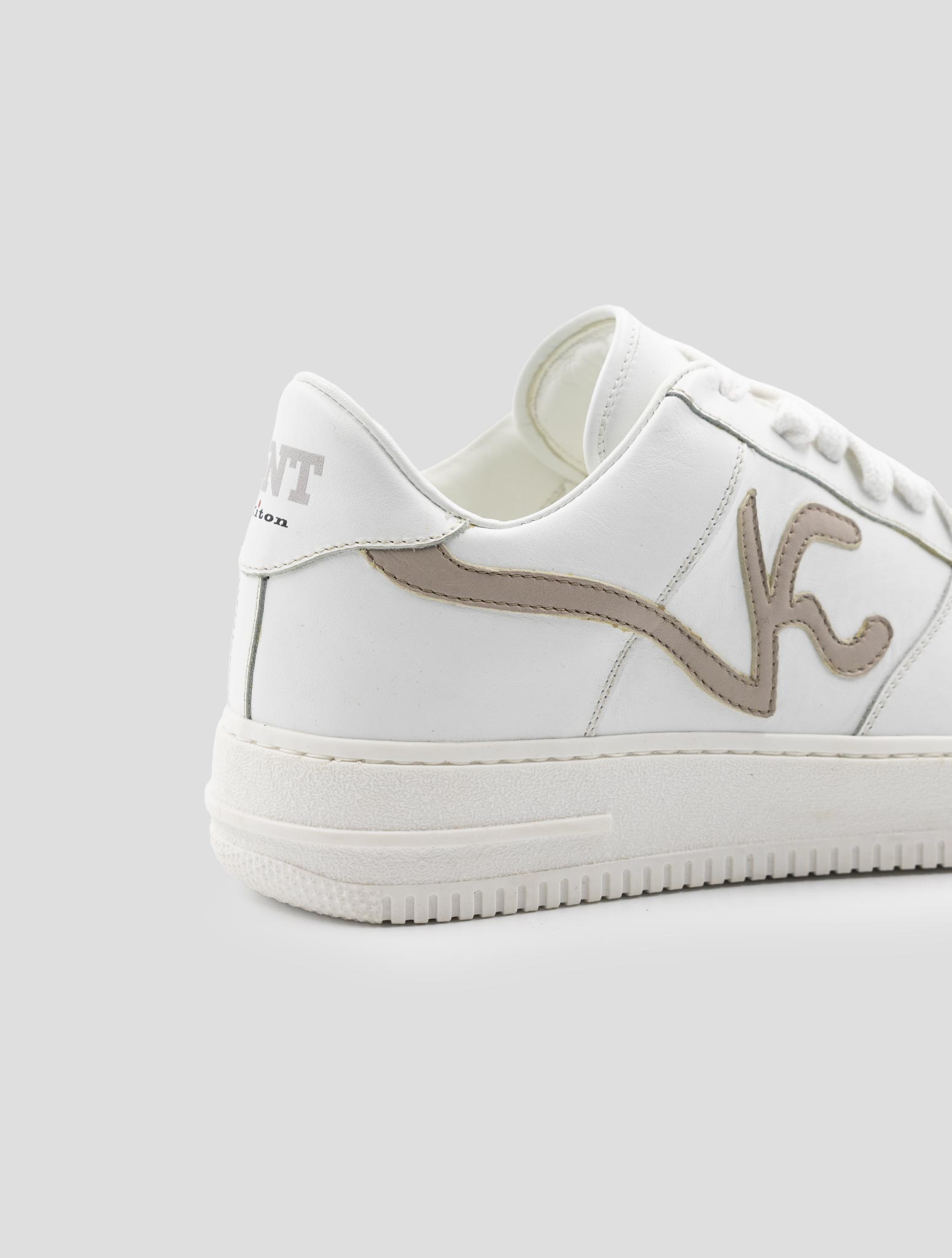 Kiton White Leather Sneakers