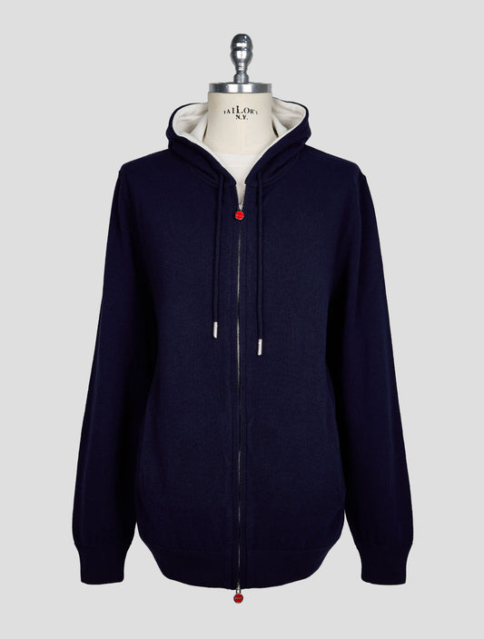 Kiton Blue Wool Sweater