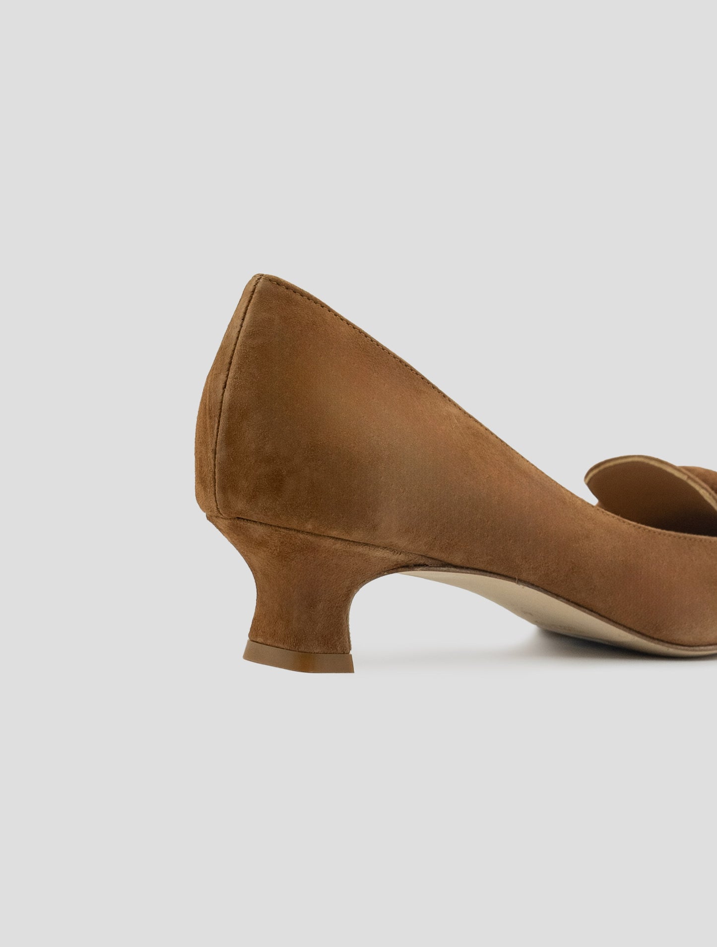 Kiton Beige Leather Suede Slingbacks
