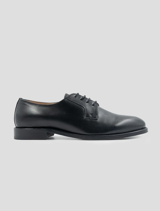 Kiton Black Leather Dress Shoes