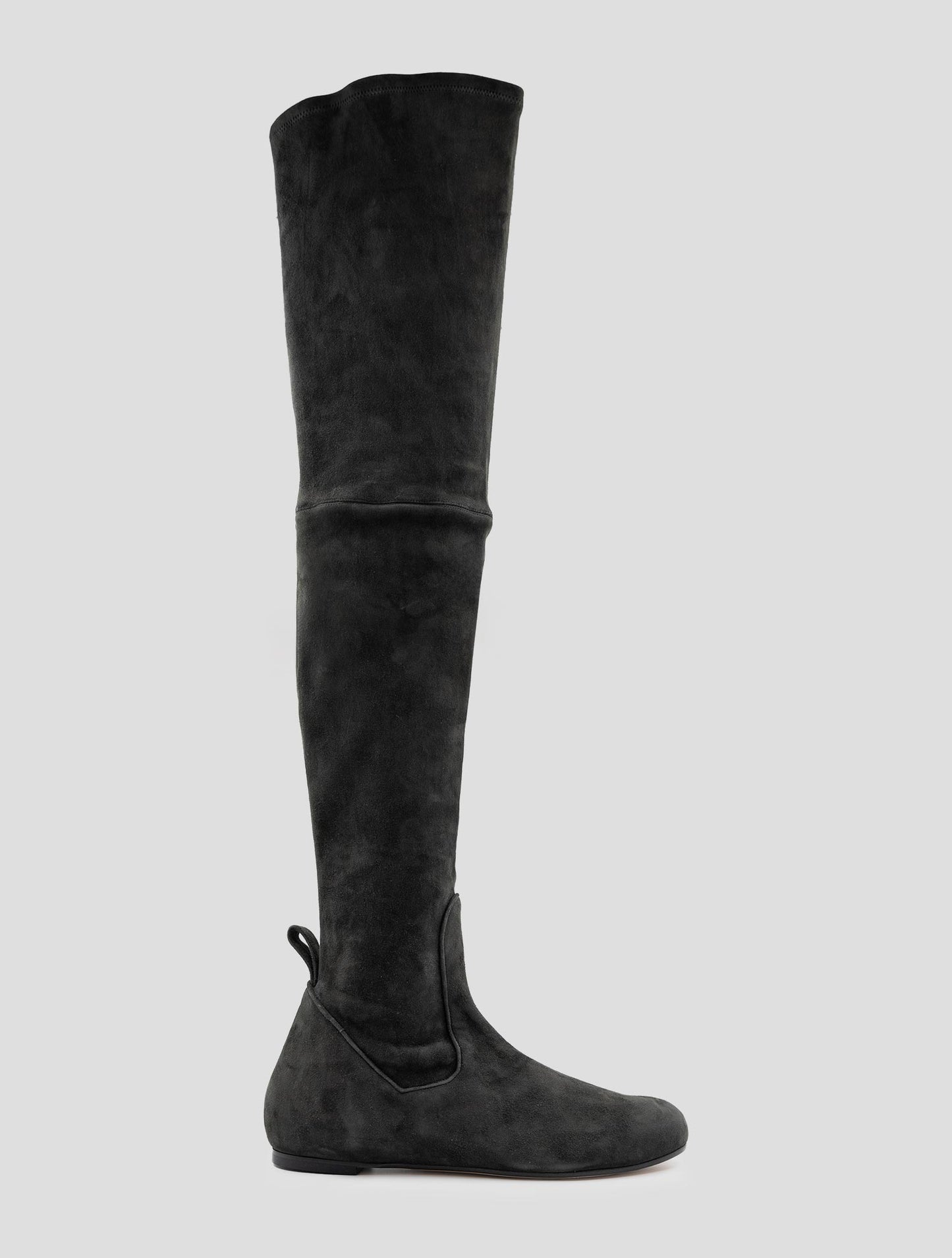 Kiton Gray Leather Suede Boots