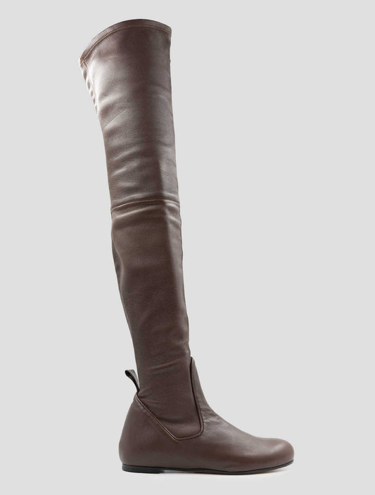 Kiton Brown Leather Boots